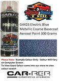 G4423 Electric Blue Metallic Coarse Basecoat  Aerosol Paint 300 Grams
