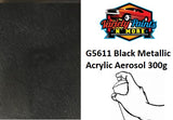 G5611 Black Metallic CMP Colour 303 Acrylic Gloss Spray Paint 300g