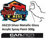 G6219 Silver Metallic Gloss Acrylic Spray Paint 300g