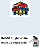 GA030 Bright White Powdercoat Touch Up Paint 50ml with Brush