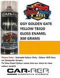 GGY Golden Gate Yellow  Spray Paint Quick Dry Enamel 300 Grams