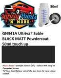 GN341A Ultriva Sable BLACK MATT Powdercoat 50ml touch up