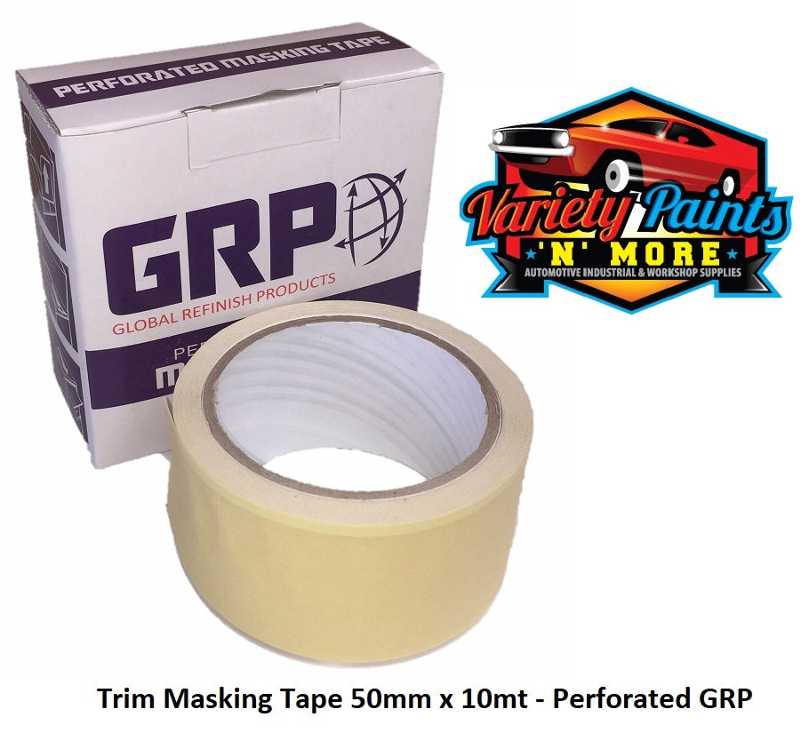 GRP PERFORATED TRIM MASKING TAPE 50mm x 10 Metres