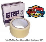 GRP PERFORATED TRIM MASKING TAPE 50mm x 10 Metres