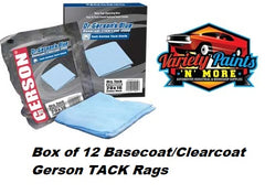 Gerson Tack Cloth Blue Basecoat / Clear Coat 2000 Dry box of 12