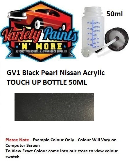 GV1 Black Pearl Nissan Acrylic TOUCH UP BOTTLE 50ML