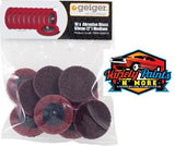 Geiger 50mm Maroon Abrasive Disc (Pack of 10)