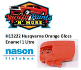 H13222 Husqvarna Orange Gloss Enamel 1 Litre