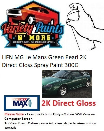 HFN MG Le Mans Green Pearl 2K Direct Gloss Spray Paint 300G