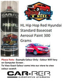 HL Hip Hop Red Hyundai Standard Basecoat Aerosol Paint 300 Grams