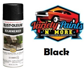 Rustoleum Hammered Finish Black 340 Grams