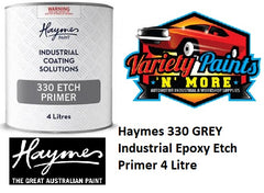 Haymes 330 GREY Industrial Epoxy Etch Primer 4 Litre