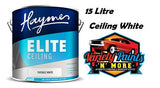 Haymes Elite Ceiling White 15 Litre Variety Paints N More