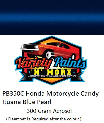 Honda Motorcycle PB-350C Candy Itauna Blue Basecoat Motorcycle Colour 300 Grams