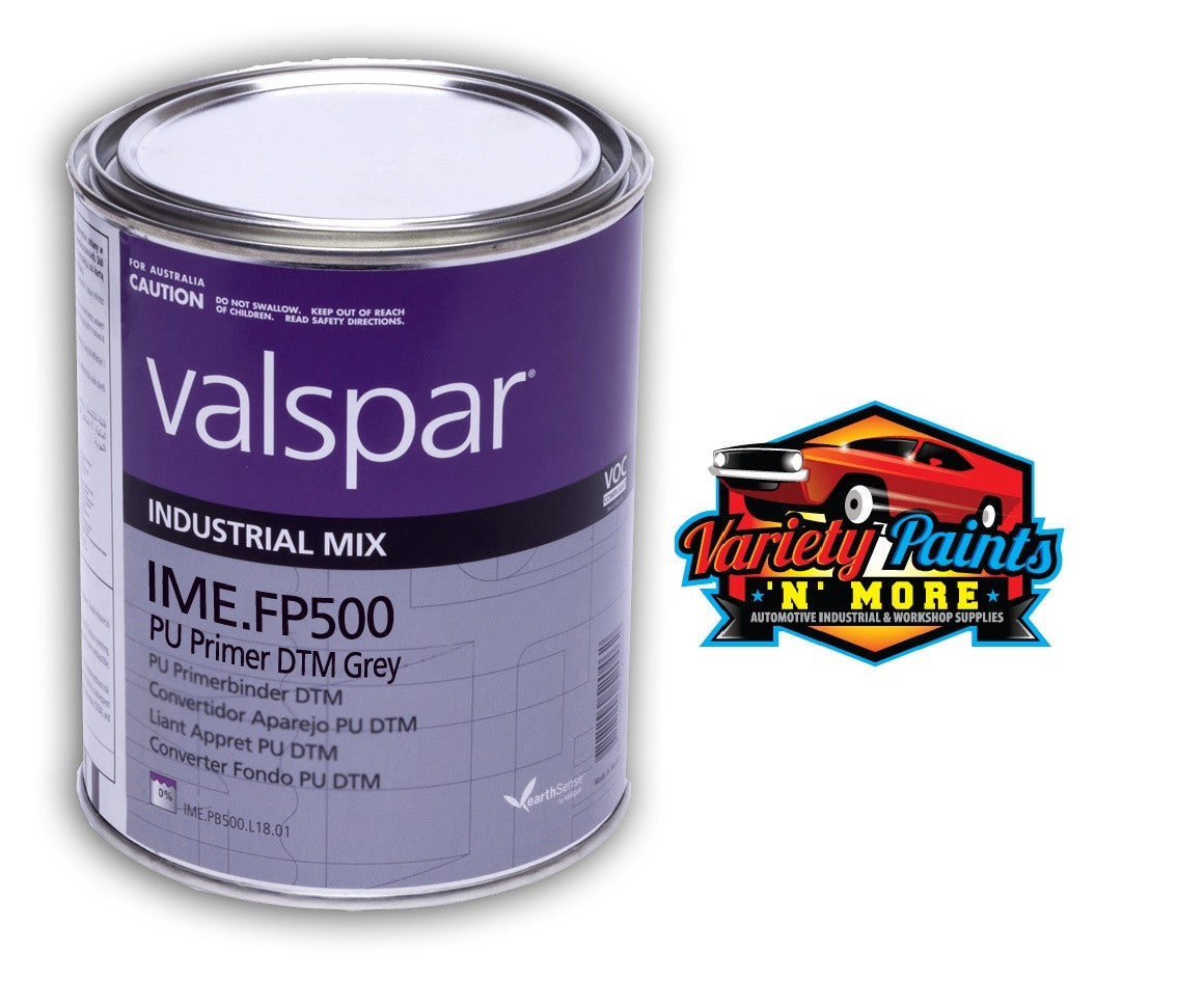 Valspar Polyurethane DTM Primer Grey 5 Litres 8:1 Variety Paints