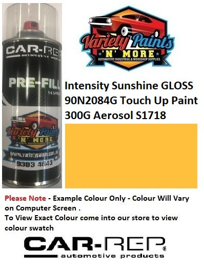 Intensity Sunshine Yellow Gloss 90N2084G Powdercoat Spray Paint 300g