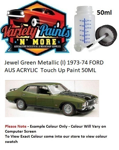 Jewel Green Metallic (I) 1973-74 FORD AUS BASECOAT Touch Up Paint 50ML