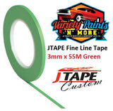 JTAPE Fine Line Tape 3mm x 55M Green
