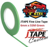 JTAPE Green Fine Line Tape 6mm x 55M