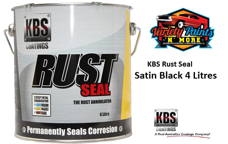 KBS Rustseal 4 Litre Satin Black