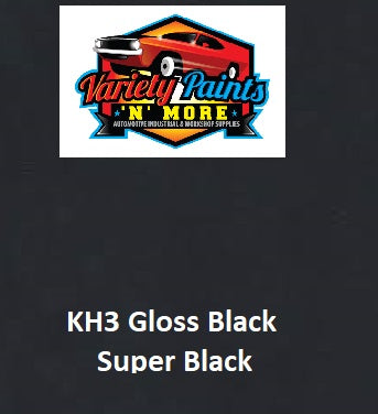 KH3 Super Black Nissan VALSPAR BASECOAT 4 LITRES