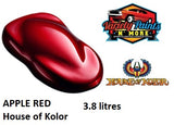 House of Kolor Apple Red Urethane Kandy  3.8 Litres