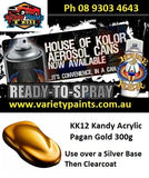 Kk12 KANDY Pagan Gold House of Kolor Acrylic 300 Grams