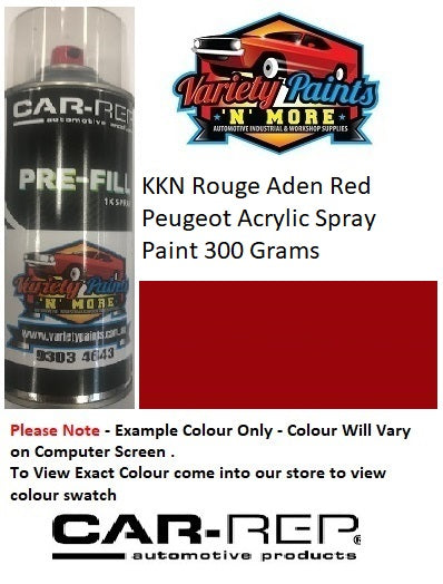 KKN Rouge Aden Red Peugeot Acrylic Spray Paint 300 Grams