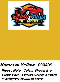 Valspar Komatsu Yellow 1 Lt TB300 Synthetic Topcoat Enamel