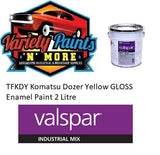 TFKDY Komatsu Dozer Yellow GLOSS Enamel Paint 2 Litre