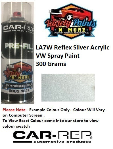LA7W /A7W Reflex Silver ACRYLIC VW Spray Paint 300 Grams