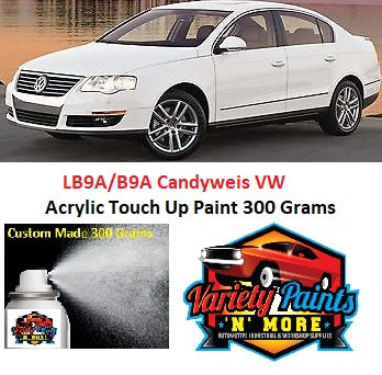 Variety Paints LB9A/B9A Candyweis VW Acrylic Touch Up Paint