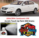 Variety Paints LB9A/B9A Candyweis VW Acrylic Touch Up Paint