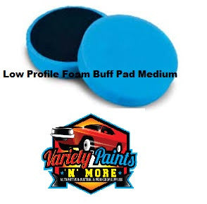 Velocity 150mm Velcro Foam Buff Pad Blue Medium Low Profile