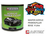 Master ACRYLIC PRIMER/FILLER - BEIGE  4 Litre