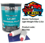 Master Technique Light Universal Body Filler 2.5 Litre