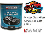 Master Clear Gloss Acrylic Top Coat 4 Litre TCC4
