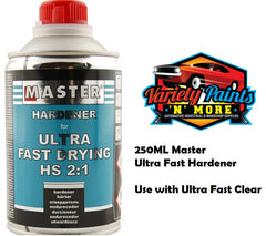 Master Ultra Fast Drying Hardener 250ml Variety Paints N More