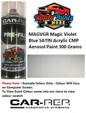 MAGVGR Magic Violet Blue SATIN Acrylic CMP Aerosol Paint 300 Grams 