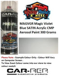 MAGVGR Magic Violet Blue SATIN Acrylic CMP Aerosol Paint 300 Grams