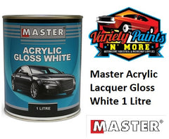 MASTER Acrylic Hi Op Gloss White 1 Litre