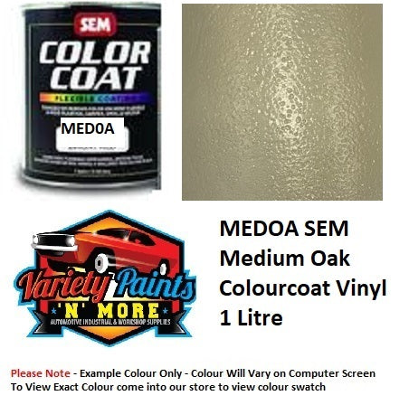 MEDOA SEM Medium Oak Colourcoat Vinyl 1 Litre