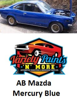 Variety Paints AB Mercury Blue MAZDA Acrylic Touch Up Paint 300 GRAMS