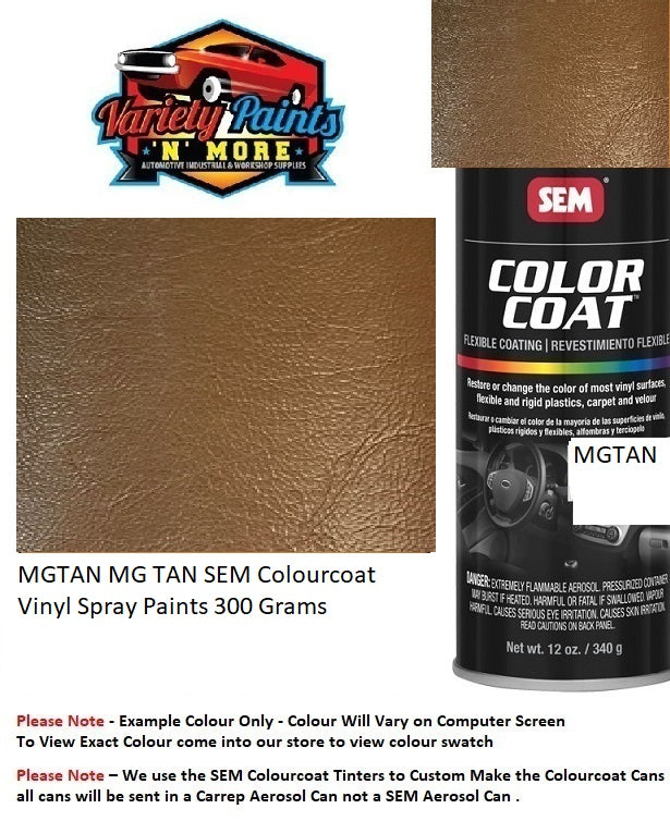 MGTAN MG Tan  Colourcoat Vinyl Aerosol 300 Grams