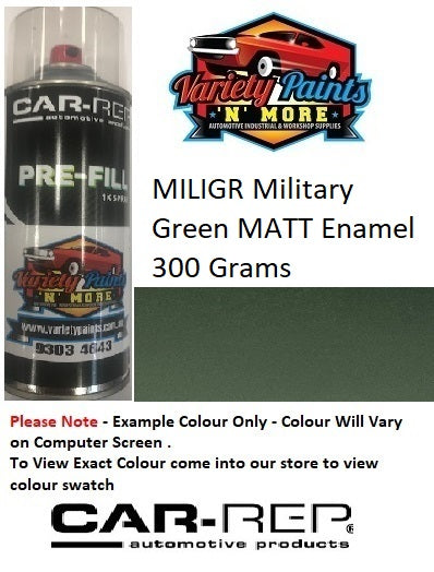 MILIGR Military Camo Green Matt Enamel Touch Up Paint 300 Grams