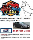 MNX Platnium Metallic MG 2K DIRECT GLOSS Spray Paint 300G