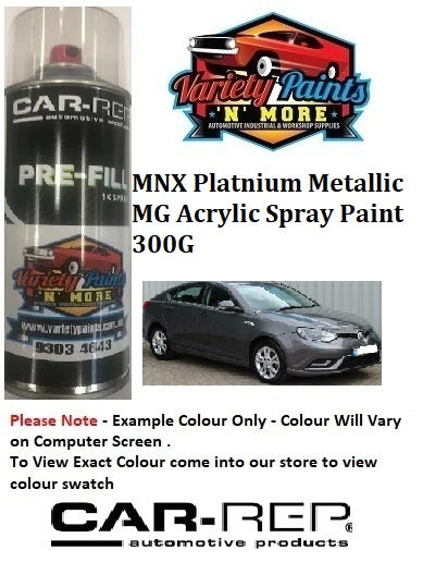 MNX Platnium Metallic MG Acrylic Spray Paint 300G