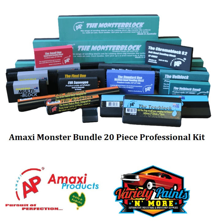 Amaxi Monster Bundle 20 Piece Professional Kit