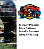 Mercury Phantom Black Outboard Metallic Basecoat Spray Paint 300g