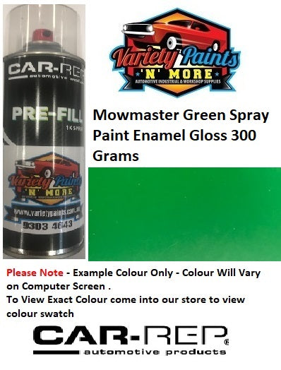 Mowmaster Green Spray Paint Enamel Gloss 300 Grams